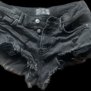Denim shorts